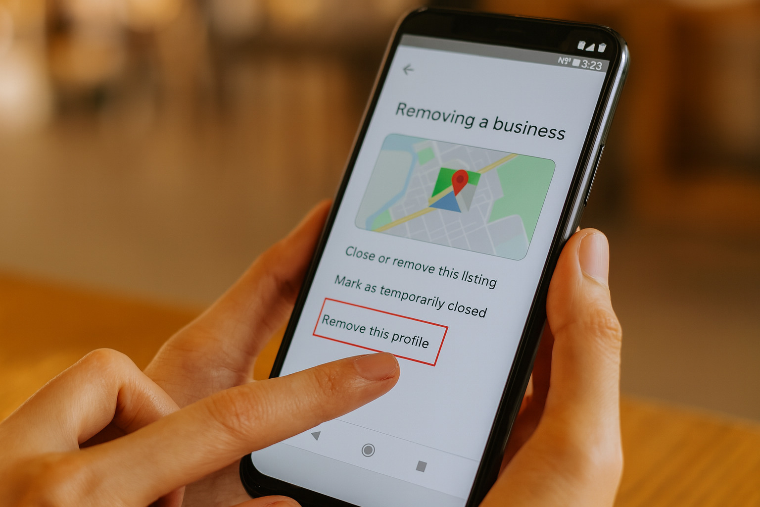 Menghapus Google Maps