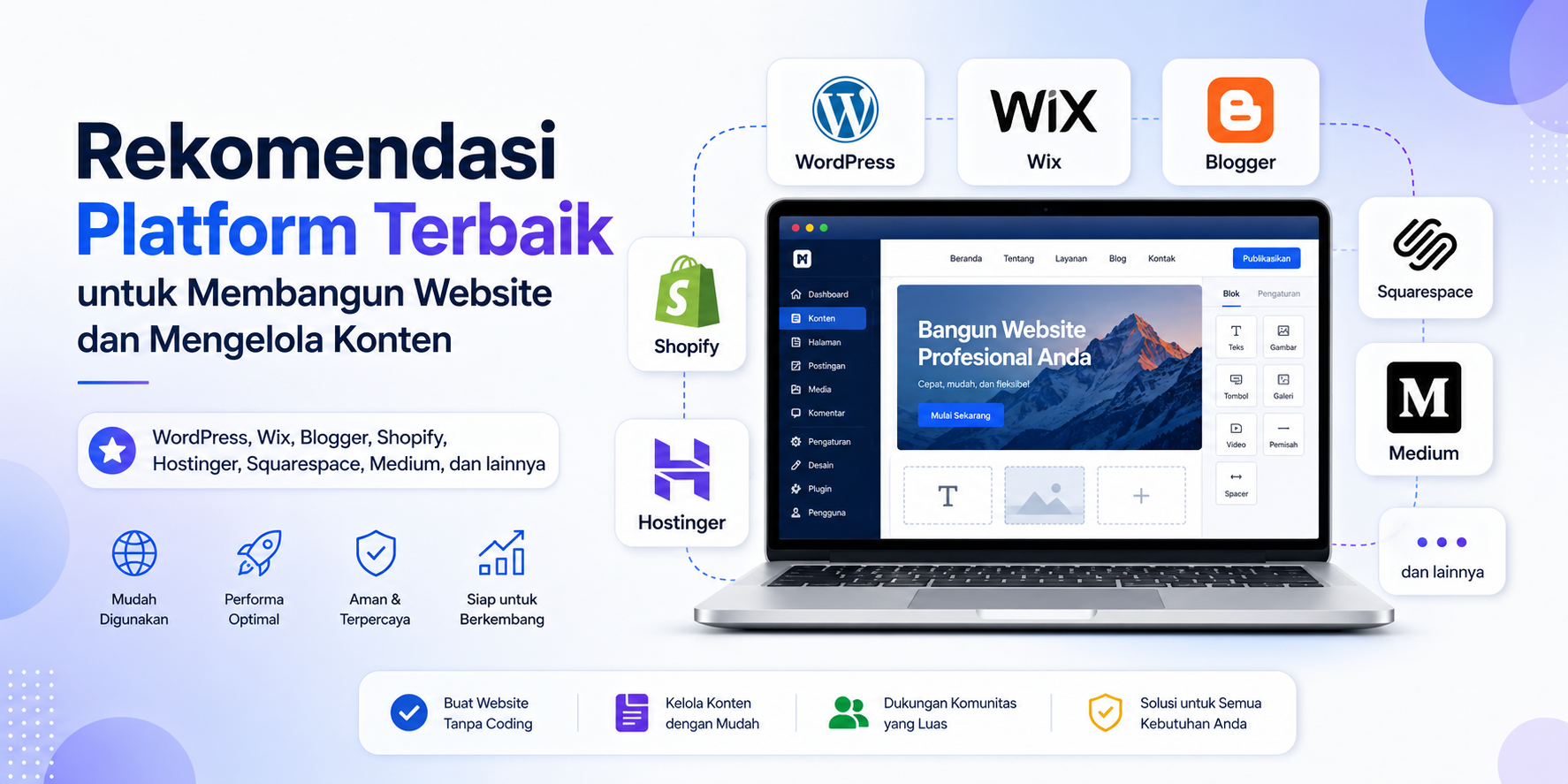 Platform Terbaik untuk Membangun Website dan Mengelola Konten
